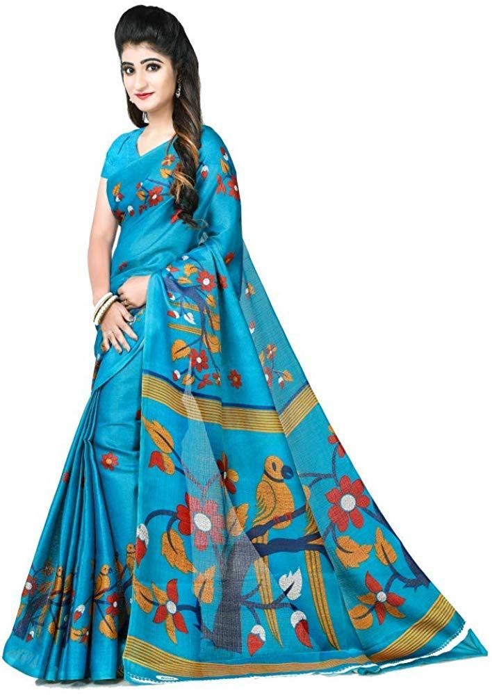 Fabulous Mysore Silk Printed Combo Saree