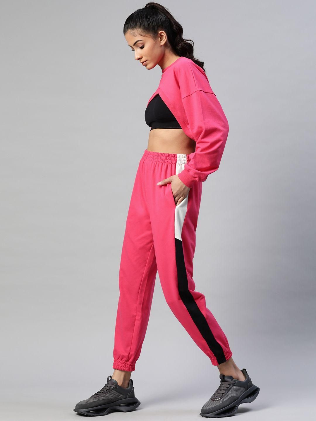 Laabha Women's Polycotton Solid Tracksuits