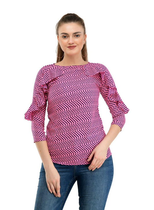 Women's Polyester Printed Top